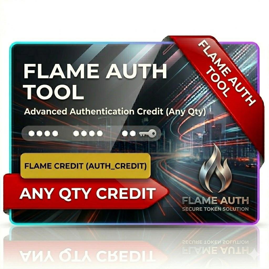 FLAME AUTH TOOL Credit Any Qty (AUTH, FRP, FASTBOOT TO EDL) [Existing Account]